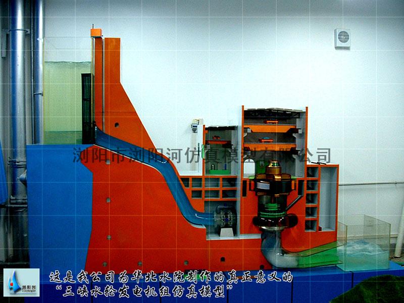 三峽水輪發(fā)電機(jī)組仿真模型